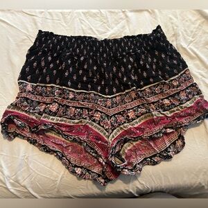 Floral Bohemian Shorts